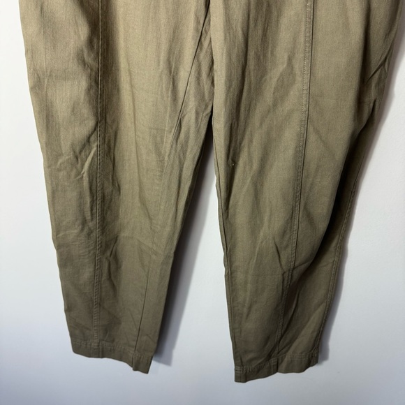 Madewell Pull-On Paperbag Pants in Olive Green Size 28 - Picture 4 of 7